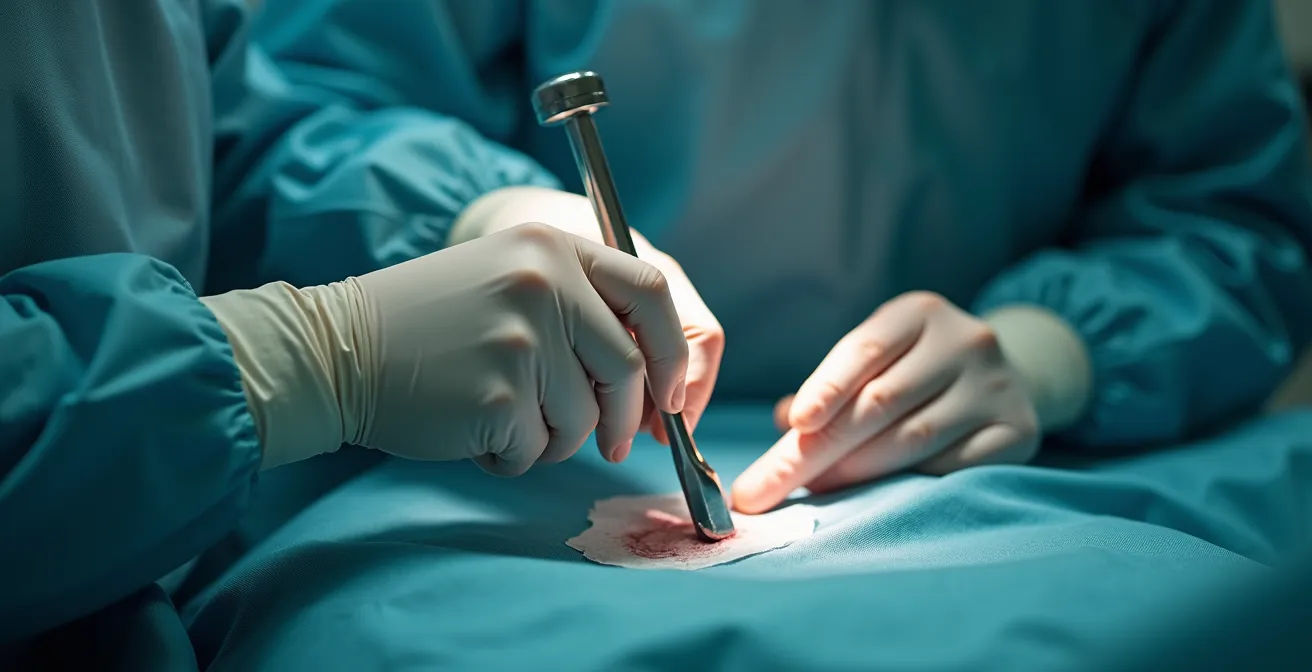 Représentation de l'expertise chirurgicale : précision, concentration et maîtrise technique en salle d'opération